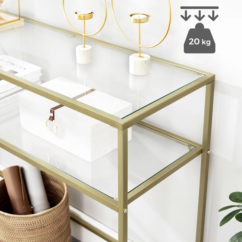 MESA DE ARRIMO VIDRIO GOLD PREMIUM - 4