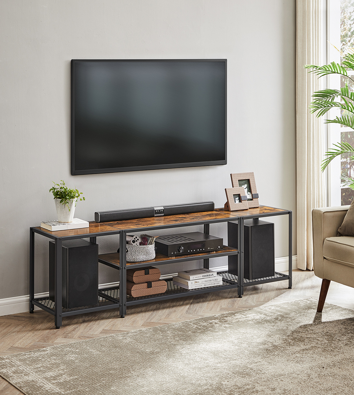 RACK TV GRAND ESTILO INDUSTRIAL - 2