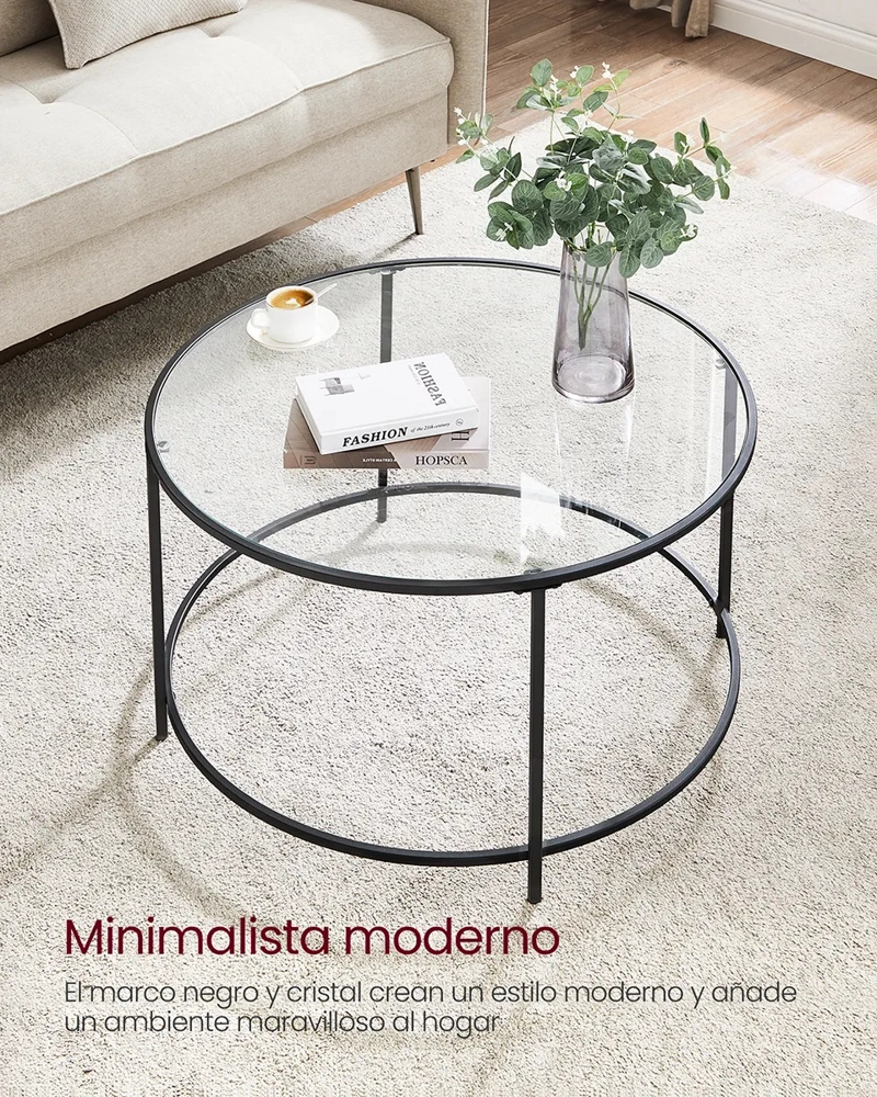 MESA DE CENTRO VIDRIO BLACK PREMIUM - 3