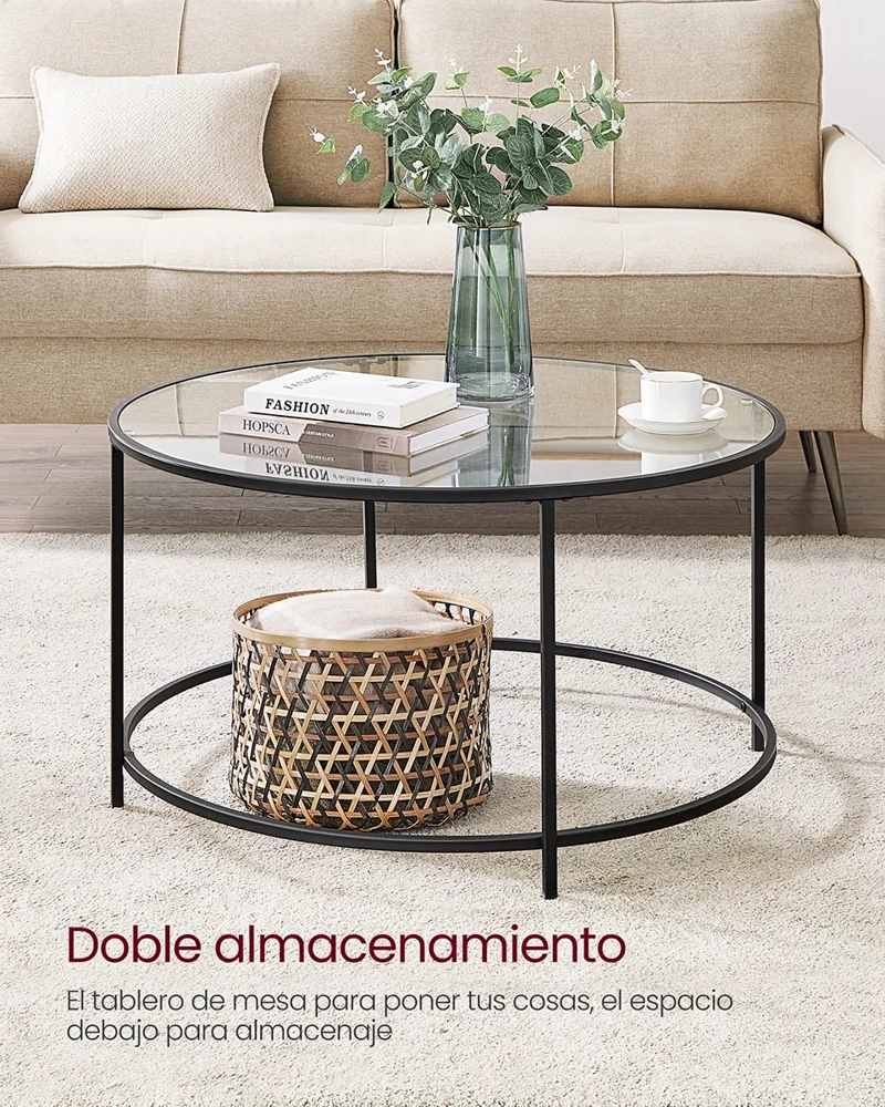 MESA DE CENTRO VIDRIO BLACK PREMIUM - 4