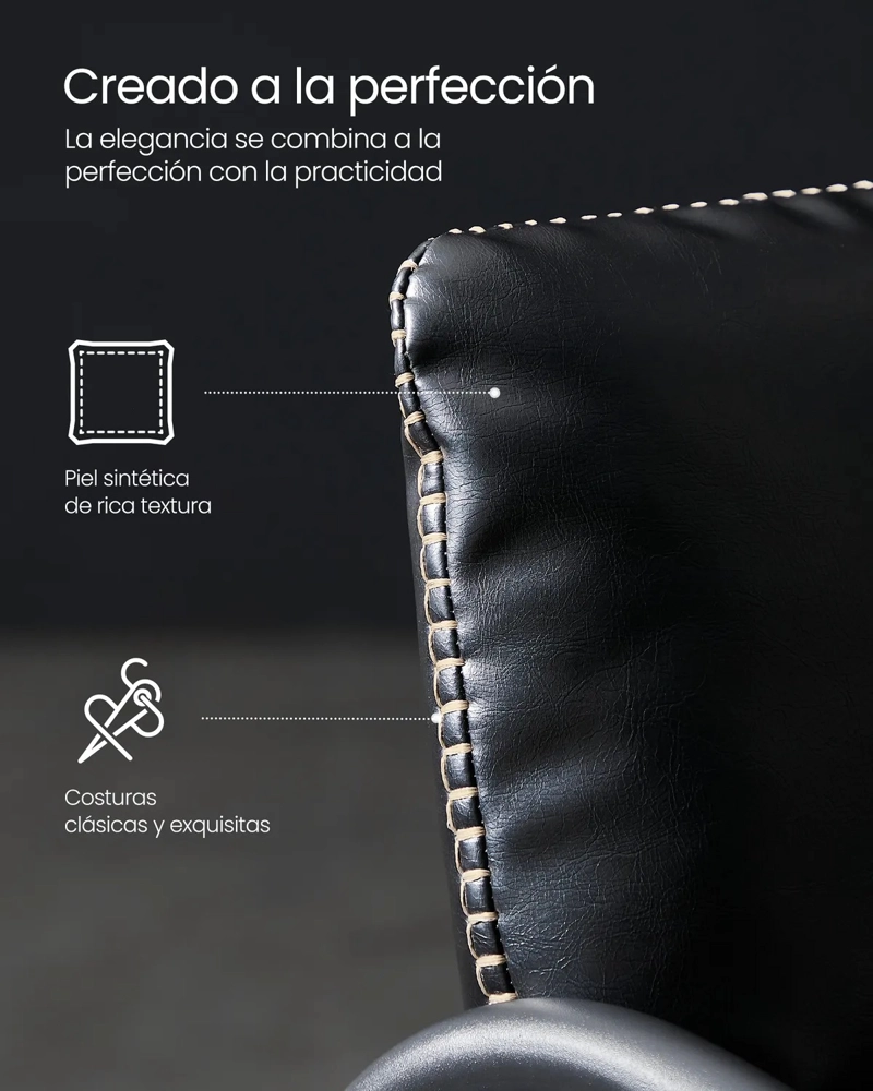 SILLON EKHO CON BRAZOS NEGRO - 3