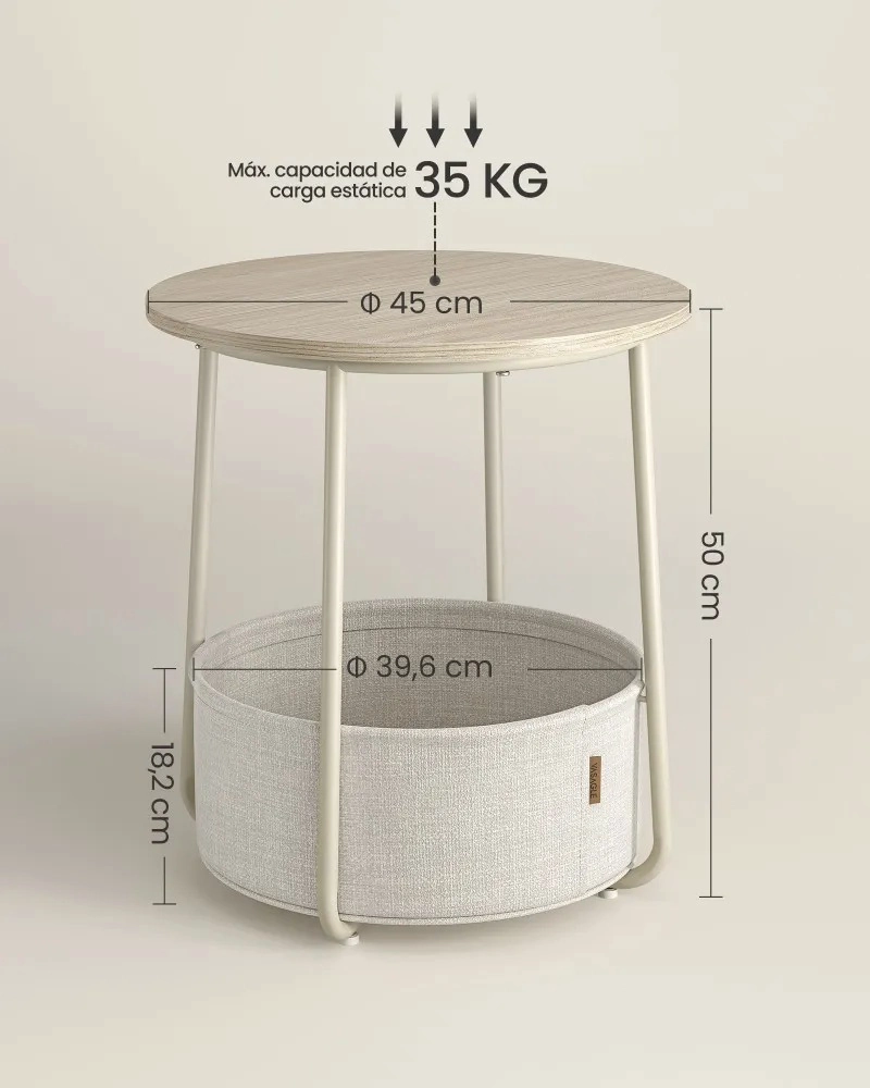 MESA LATERAL CON CANASTA - 3