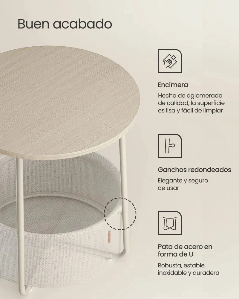 MESA LATERAL CON CANASTA - 4