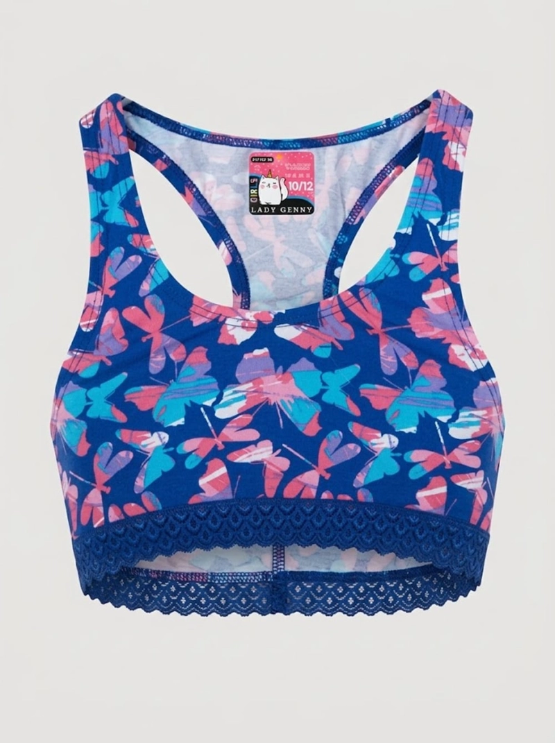 TOP ALGODÓN NIÑA LADY GENNY ESTAMPADO ENCAJE - 1