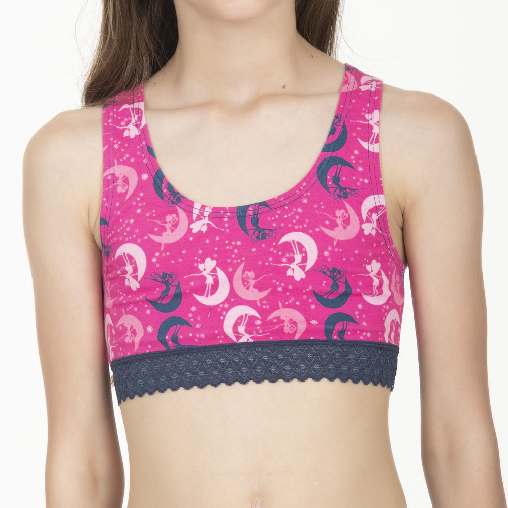 TOP ALGODÓN NIÑA LADY GENNY ESTAMPADO ENCAJE - 1