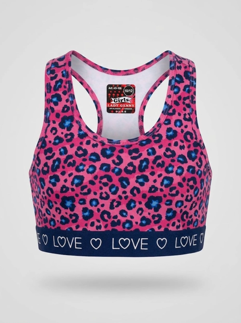 TOP DEPORTIVO ALGODON FULL ESTAMPADO NIÑA LADY GENNY - 1