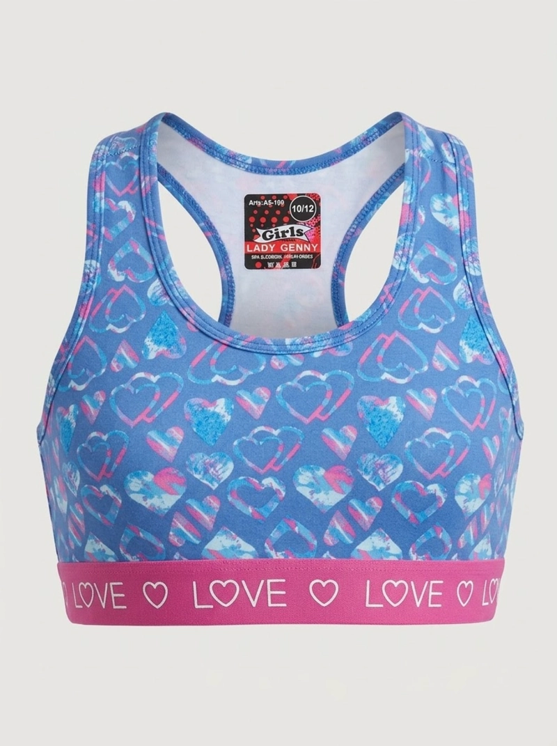 TOP DEPORTIVO ALGODON FULL ESTAMPADO NIÑA LADY GENNY - 1