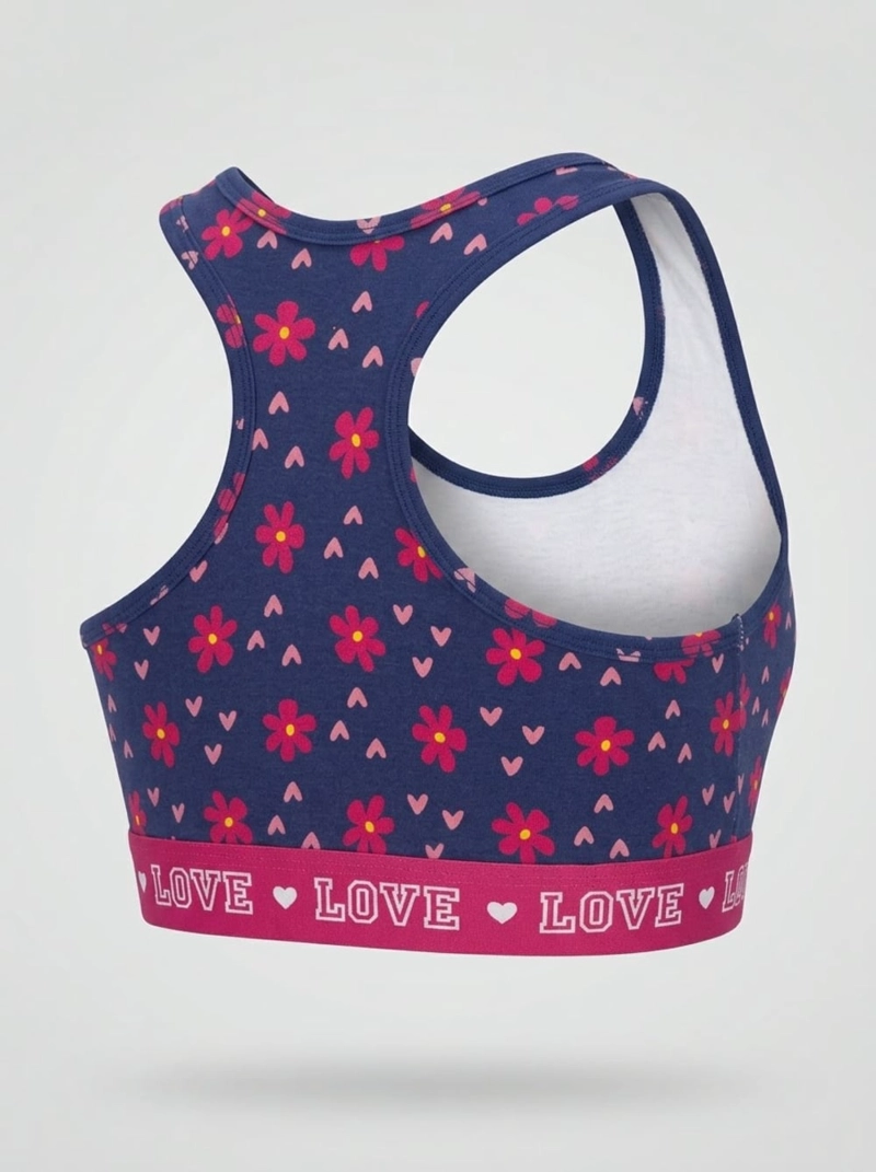 TOP DEPORTIVO ALGODON FULL ESTAMPADO NIÑA LADY GENNY - 2