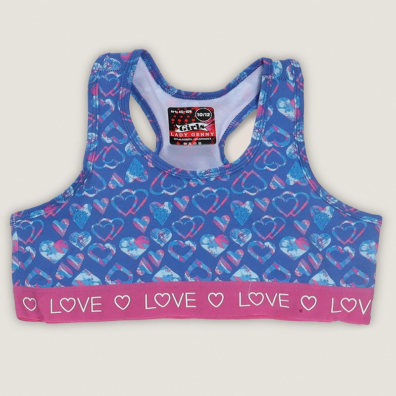 TOP DEPORTIVO ALGODON FULL ESTAMPADO NIÑA LADY GENNY - 4