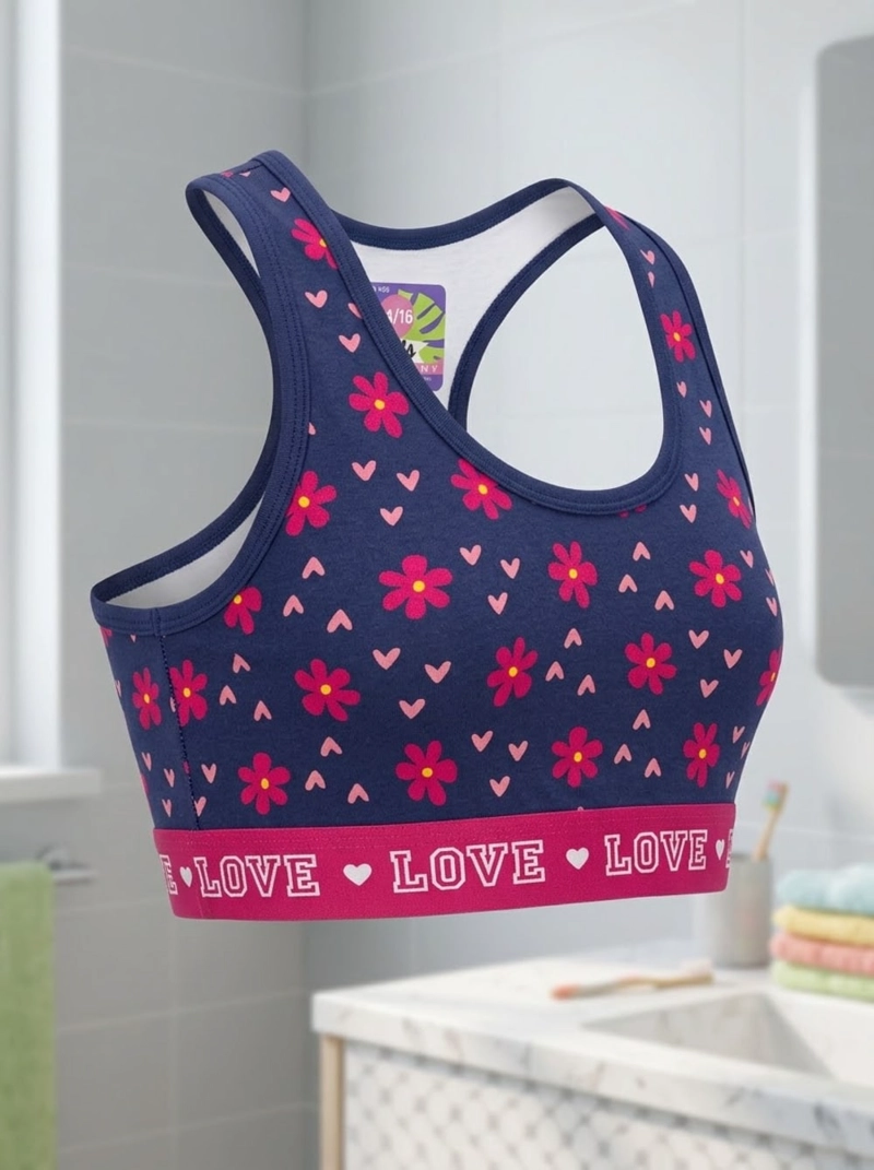 TOP DEPORTIVO ALGODON FULL ESTAMPADO NIÑA LADY GENNY - 7