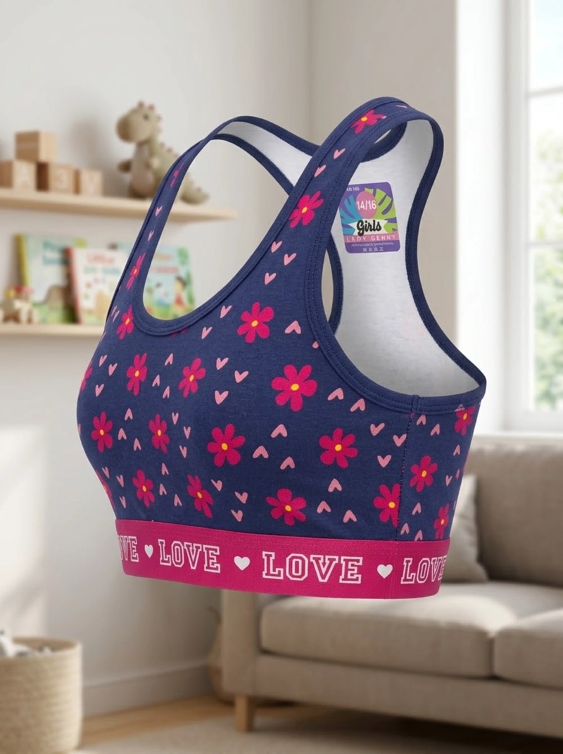 TOP DEPORTIVO ALGODON FULL ESTAMPADO NIÑA LADY GENNY - 9
