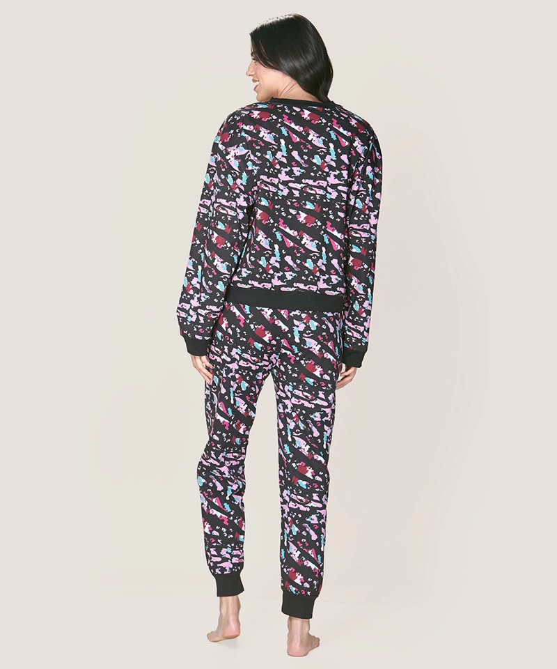 PIJAMA ALGODÓN MUJER LADY GENNY TRENDY ESTAMPADO - 2