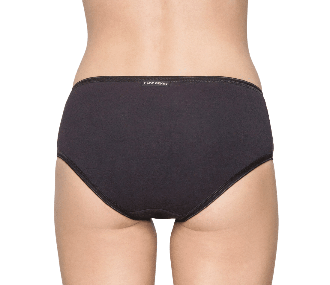CALZÓN MUJER LADY GENNY CUADRO MIDI BORDADO COTTON SPANDEX - 2