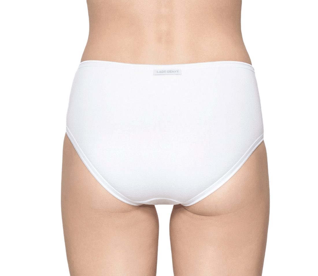 CALZÓN MUJER LADY GENNY CUADRO MIDI BORDADO COTTON SPANDEX - 2