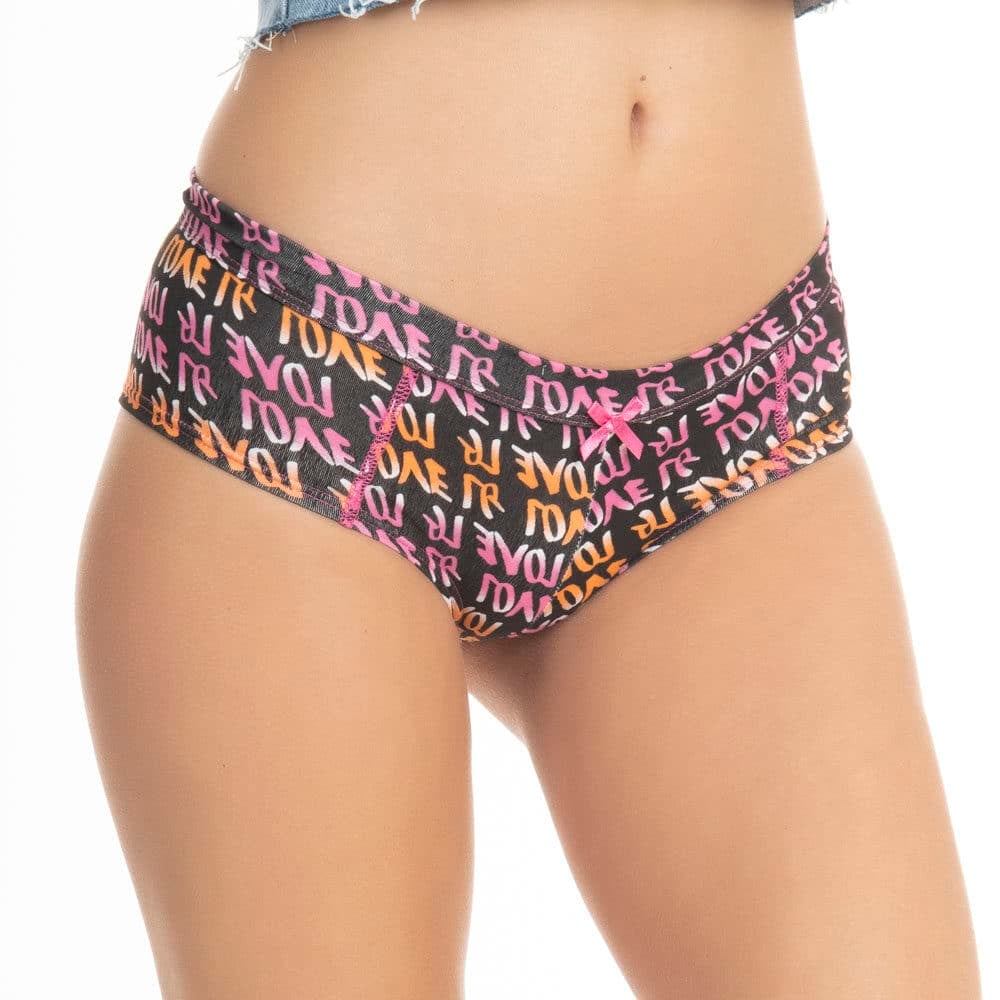 PANTALETA MUJER LADY GENNY ESTAMPADA ALGODÓN ELASTICADO - 1