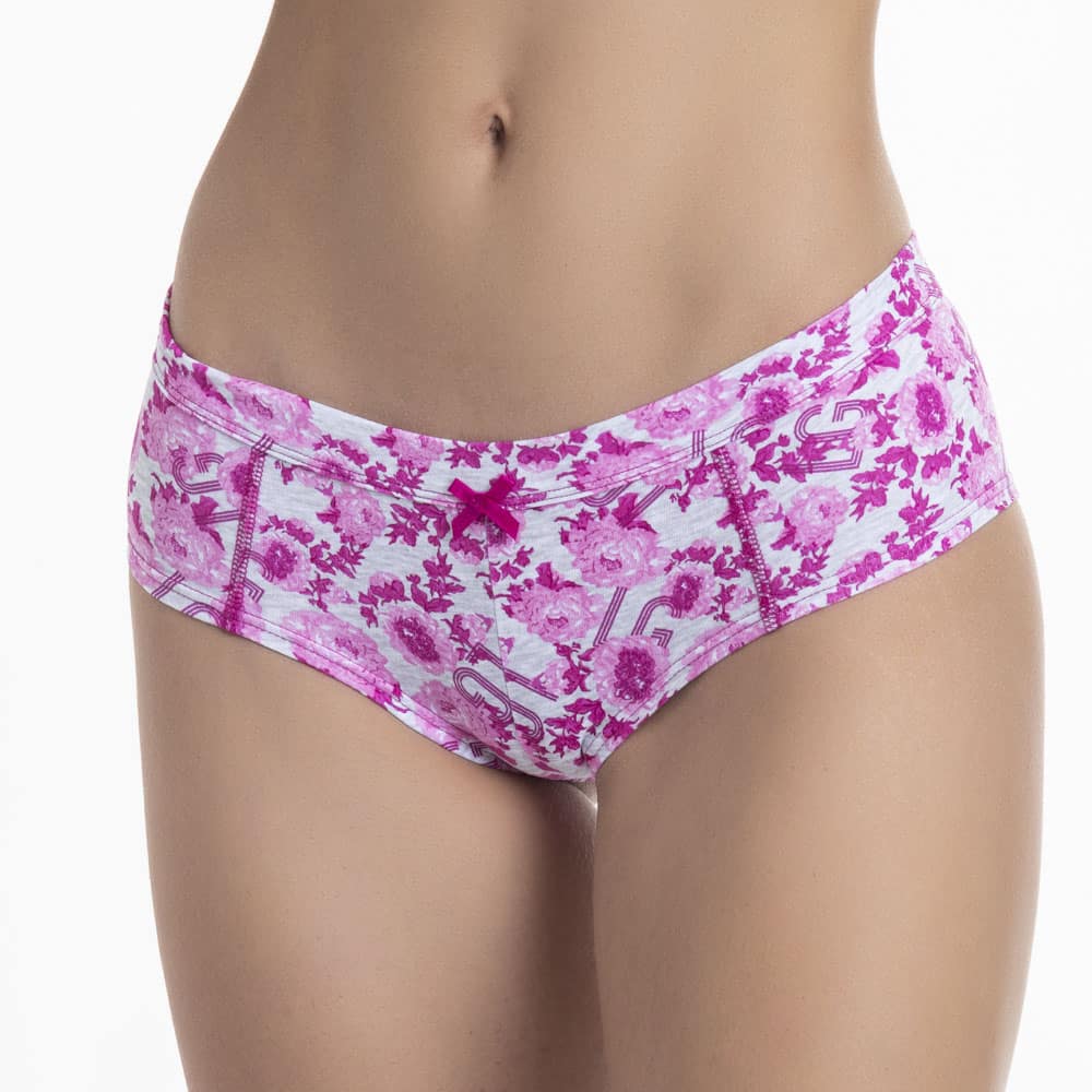 PANTALETA MUJER LADY GENNY ESTAMPADA ALGODÓN ELASTICADO - 1