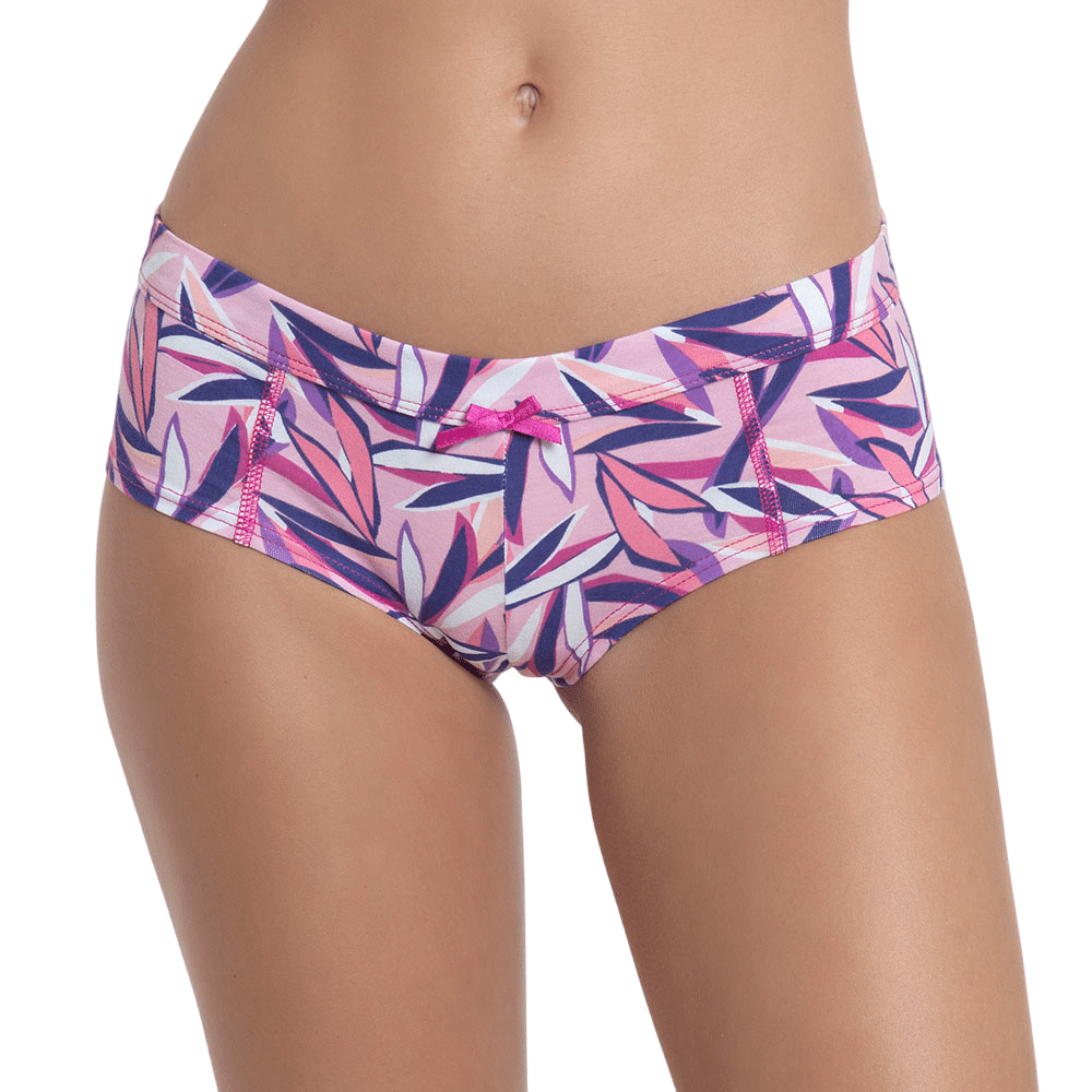 PANTALETA MUJER LADY GENNY ESTAMPADA ALGODÓN ELASTICADO - 1