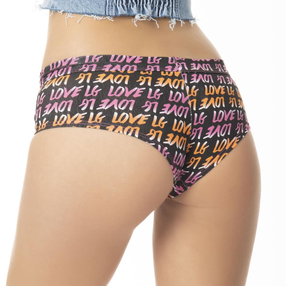 PANTALETA MUJER LADY GENNY ESTAMPADA ALGODÓN ELASTICADO - 2