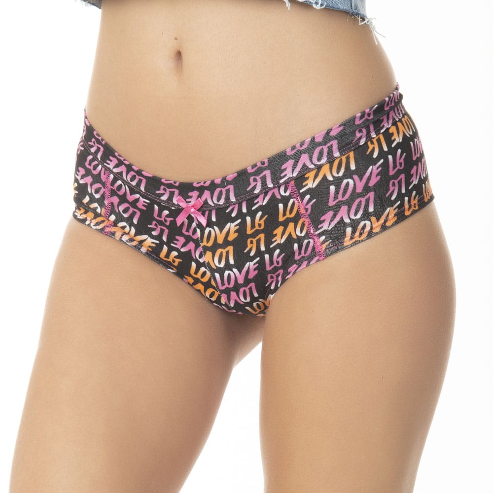 PANTALETA MUJER LADY GENNY ESTAMPADA ALGODÓN ELASTICADO - 3
