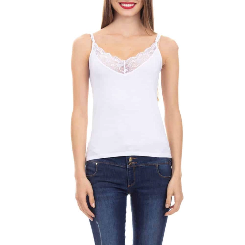 CAMISETA VISCOSA ENCAJE | SUAVIDAD Y COMODIDAD DIARIA - 1