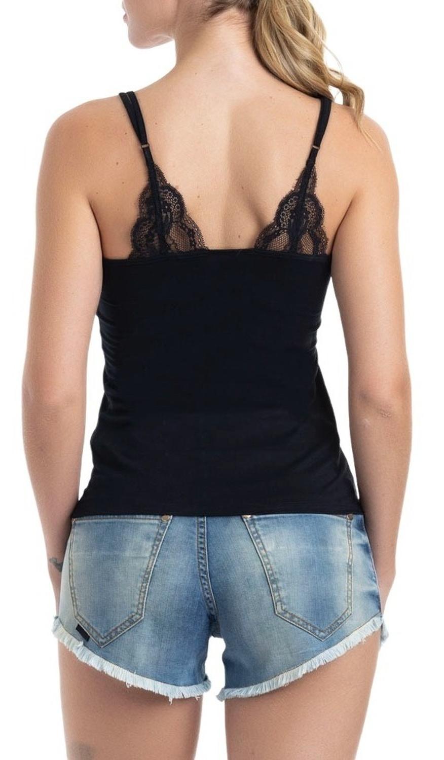 CAMISETA VISCOSA ENCAJE | SUAVIDAD Y COMODIDAD DIARIA - 3