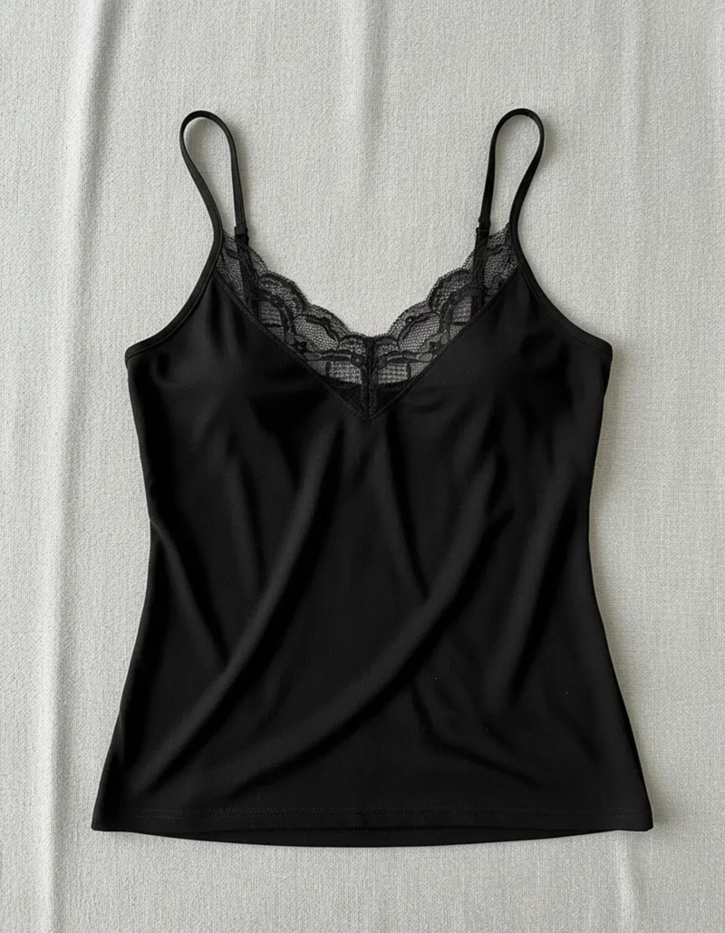 CAMISETA VISCOSA ENCAJE | SUAVIDAD Y COMODIDAD DIARIA - 9