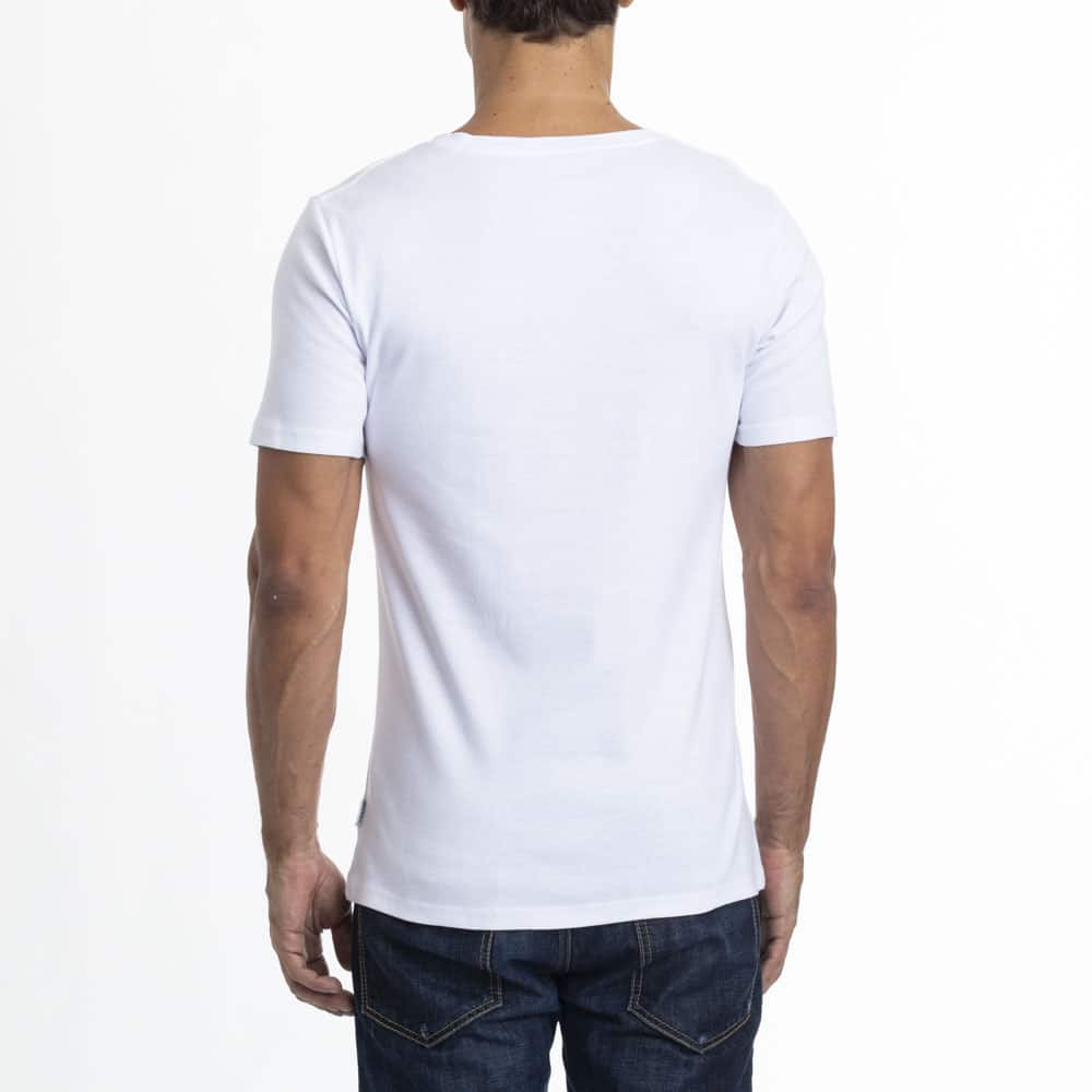 CAMISETA COTTON RIB MANGA CORTA CUELLO REDONDO - 2