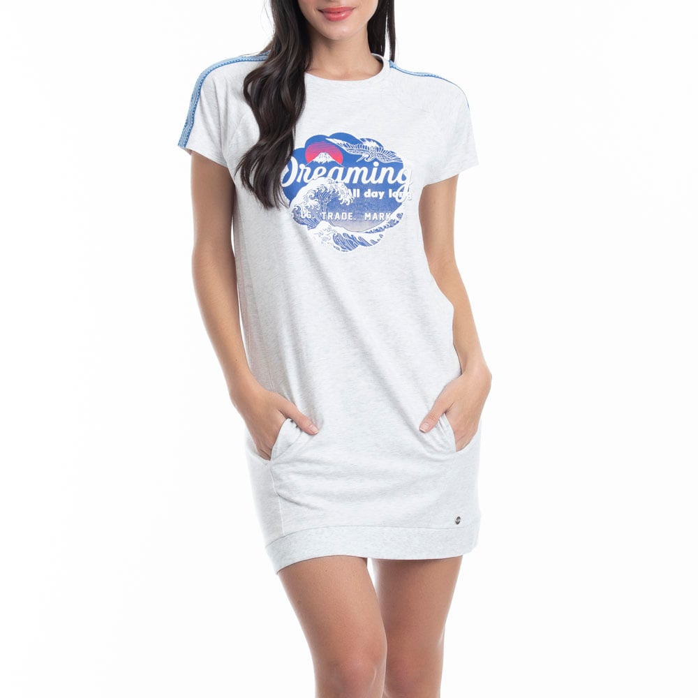 CAMISOLA MUJER LADY GENNY JUVENIL DE ALGODÓN CON BOLSILLOS - 1