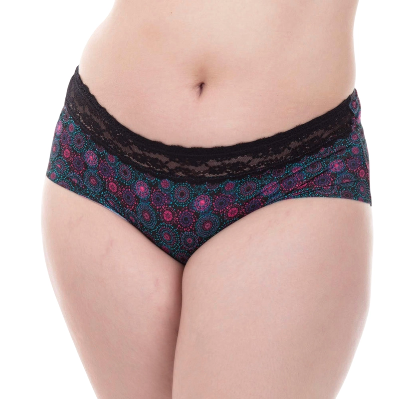 CALZON CUADRO INVISIBLE ENCAJE | ELEGANCIA Y COMODIDAD - 1