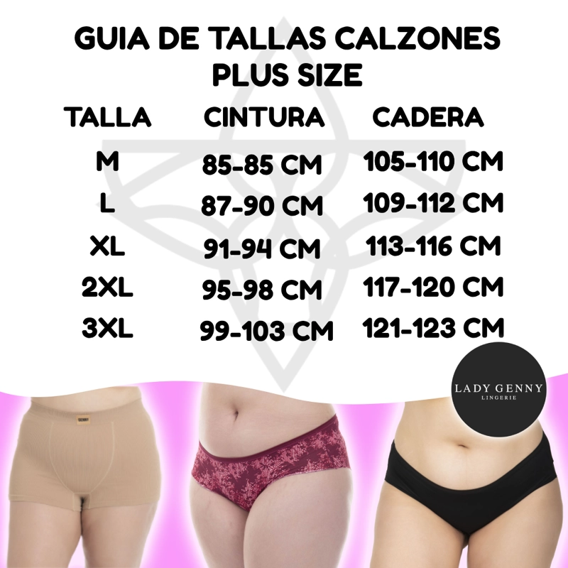 CALZON CUADRO INVISIBLE ENCAJE | ELEGANCIA Y COMODIDAD - 5