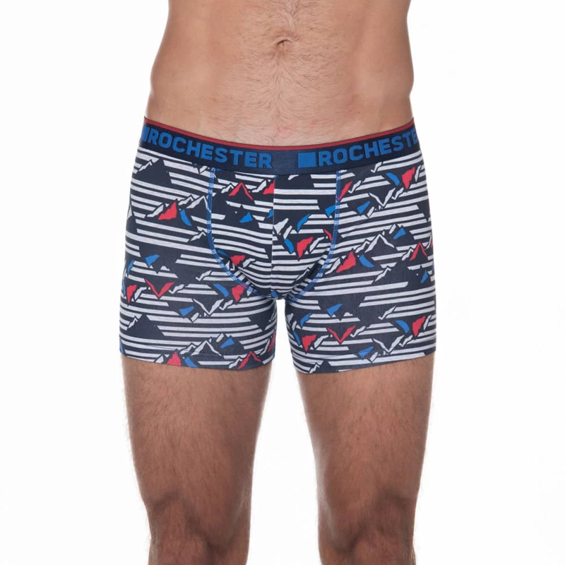 BOXER AJUSTADO DE ALGODON CON ESTAMPADO - 1