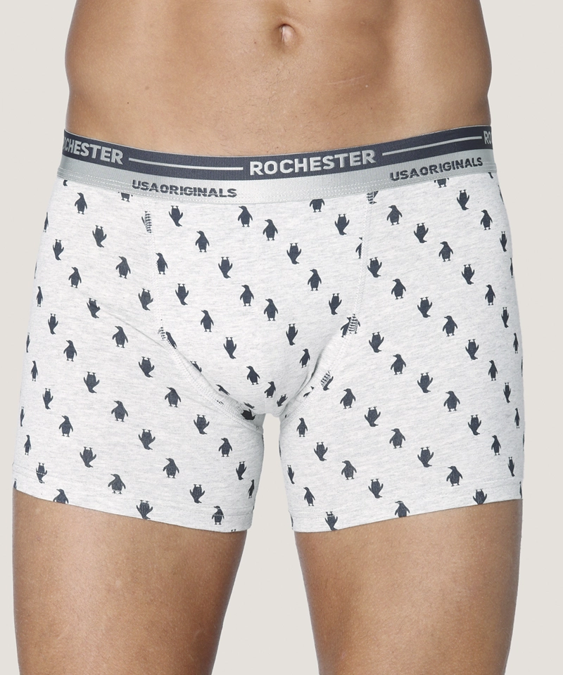 BÓXER HOMBRE JOCKEY USA AJUSTADO ALGODÓN CON ESTAMPADO - 1