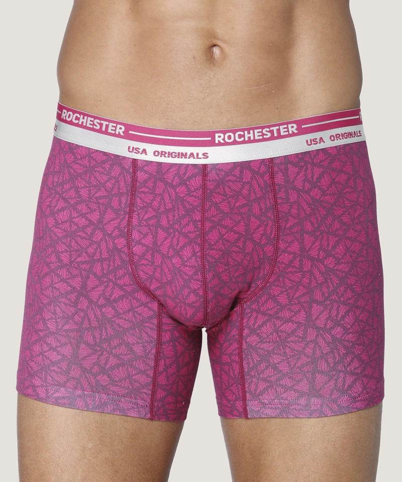 BOXER AJUSTADO DE ALGODON CON ESTAMPADO - 1
