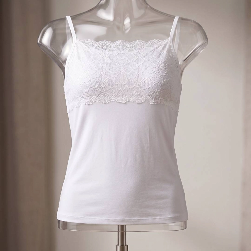 CAMISETA MICROFIBRA ENCAJE | CONFORT Y ESTILO DIARIO - 4