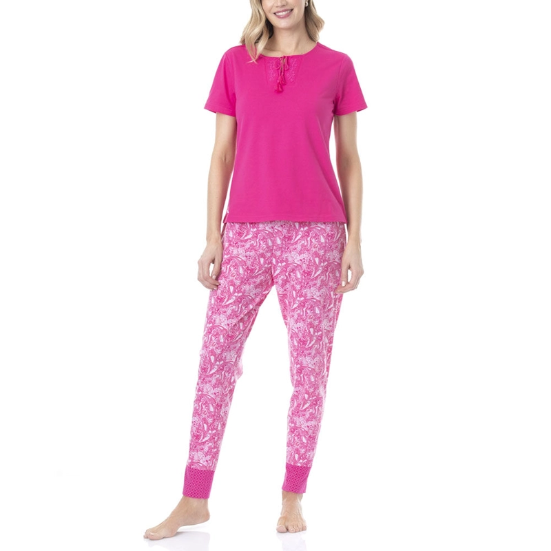 PIJAMA ALGODON BORDADOS | COMODIDAD Y ESTILO UNICO - 1