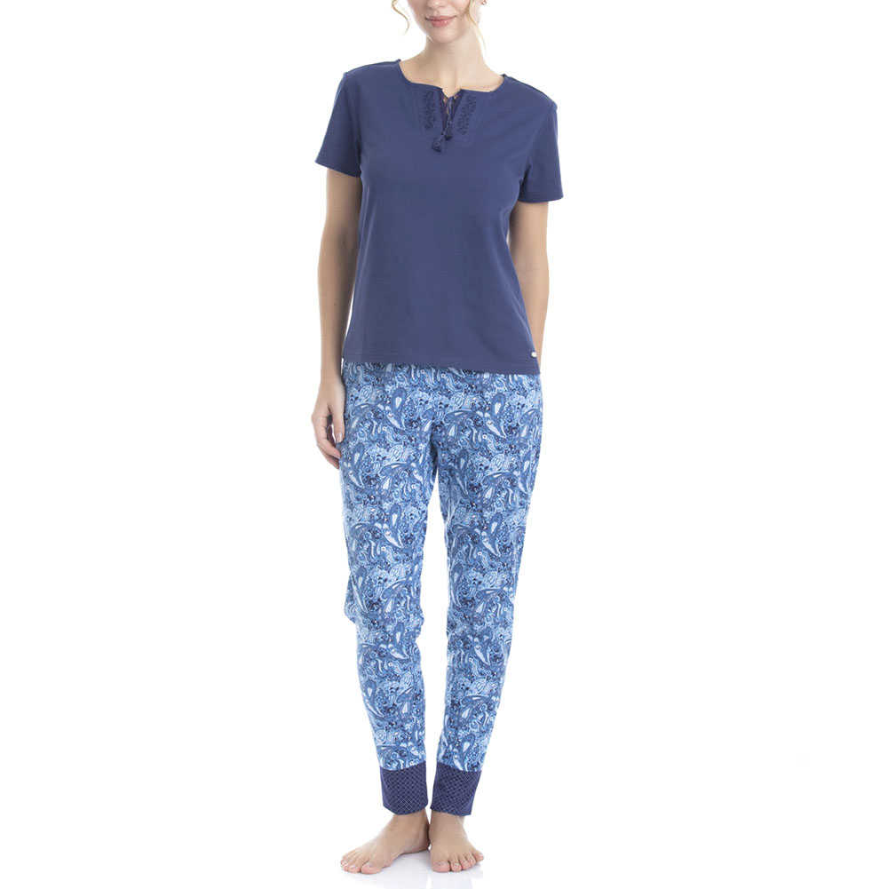PIJAMA ALGODON BORDADOS | COMODIDAD Y ESTILO UNICO - 3