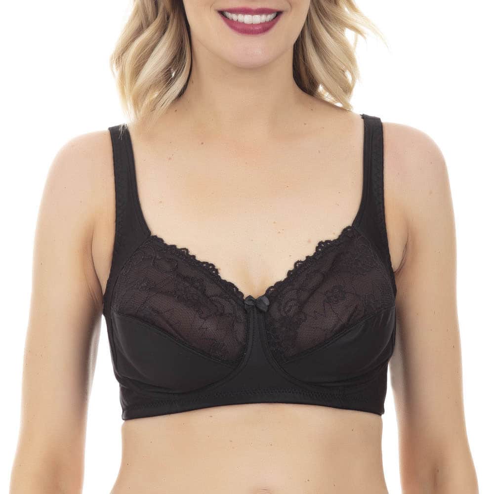 SOSTEN MUJER LADY GENNY MICROFIBRA Y ENCAJE SIN ARCO - 1