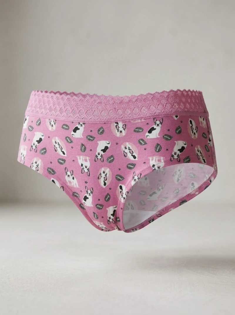 PANTALETA NINA ALGODON ELASTICADO LADY GENNY - 4