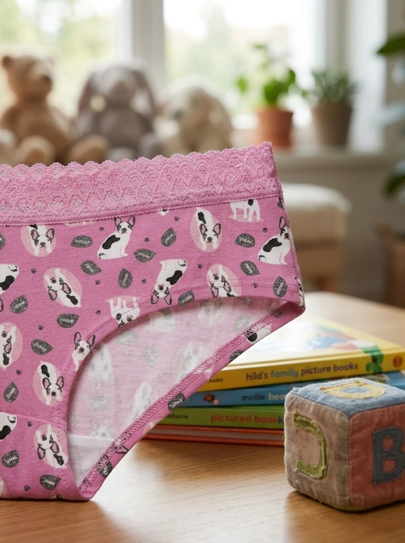 PANTALETA NINA ALGODON ELASTICADO LADY GENNY - 5