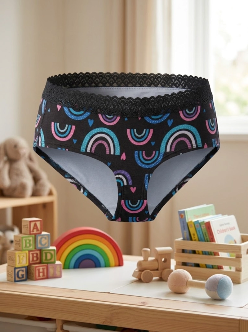 PANTALETA NINA ALGODON ELASTICADO LADY GENNY - 6