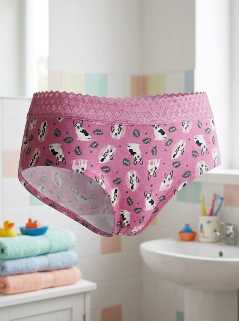 PANTALETA NINA ALGODON ELASTICADO LADY GENNY - 7