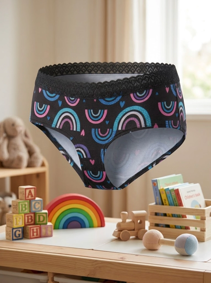 PANTALETA NINA ALGODON ELASTICADO LADY GENNY - 7