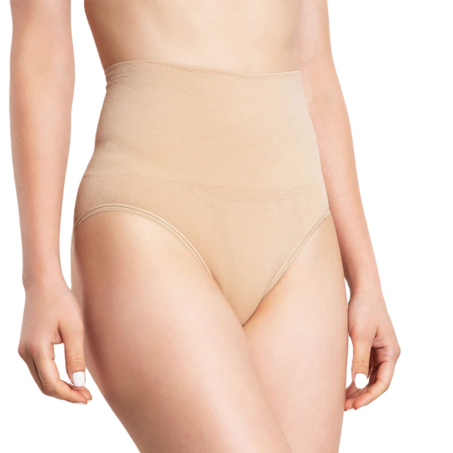 CALZON FAJA TIRO ALTO NYLON SIN COSTURA MUJER LADY GENNY - 3