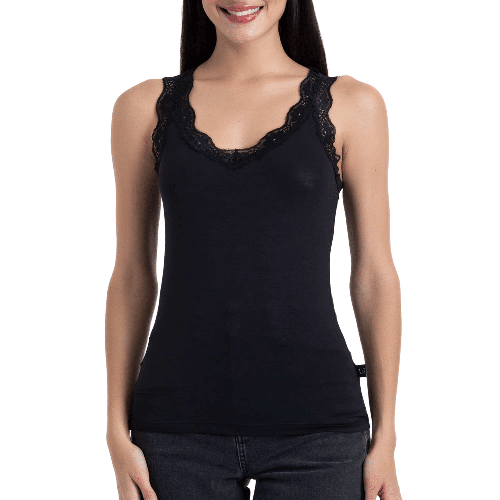 CAMISETA BAMBOO ENCAJE | SUAVIDAD Y ESTILO - 1