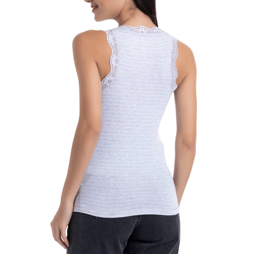 CAMISETA BAMBOO ENCAJE | SUAVIDAD Y ESTILO - 2