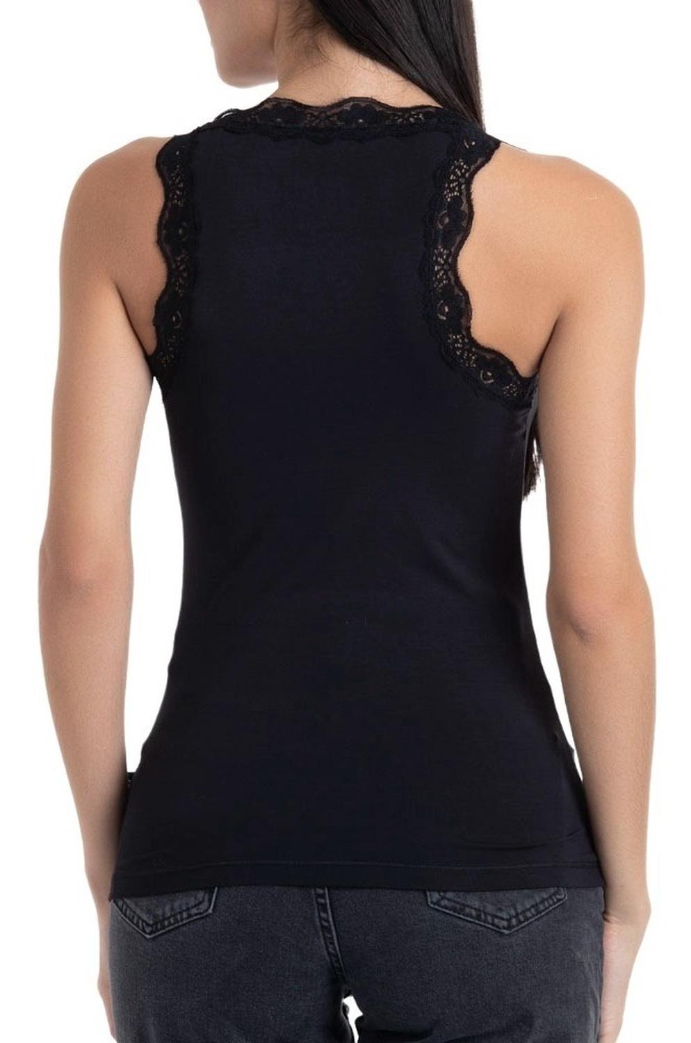 CAMISETA SIN MANGAS BAMBÚ MUJER LADY GENNY ENCAJE - 3