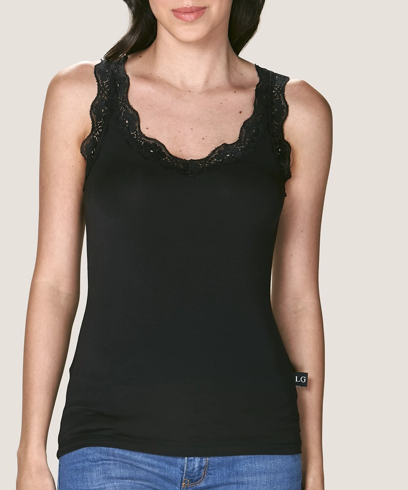 CAMISETA BAMBOO ENCAJE | SUAVIDAD Y ESTILO - 3