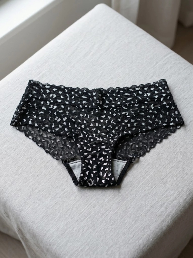 PANTALETA ENCAJE PLATEADOS | SENSUALIDAD Y COMODIDAD - 9