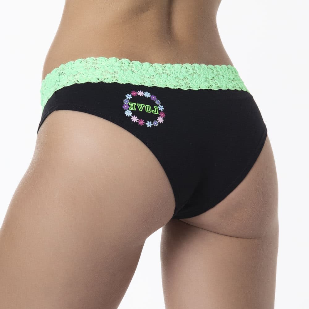 PANTALETA COTTON CON ENCAJE - 3