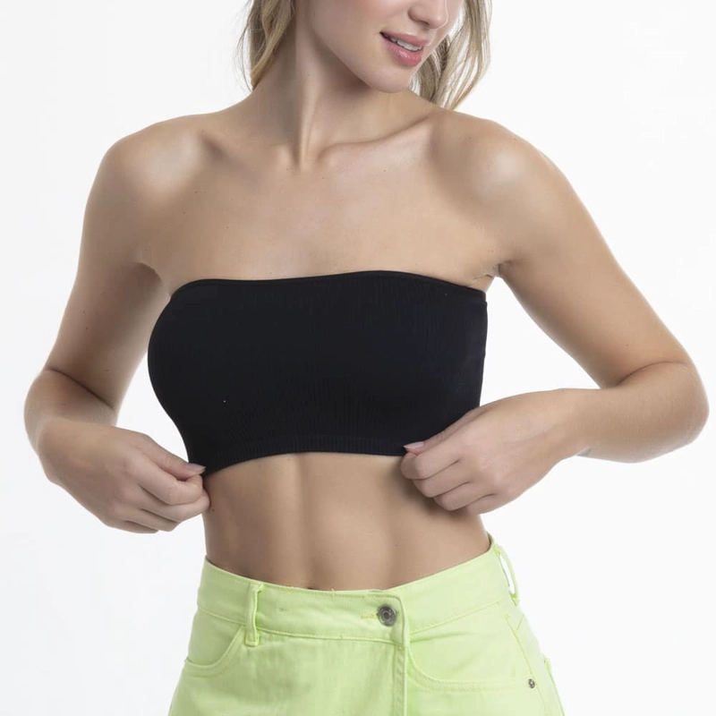 SOSTEN TOP SEAMLESS POLIAMIDA ACANALADO RIB MUJER LADY GENNY - 1
